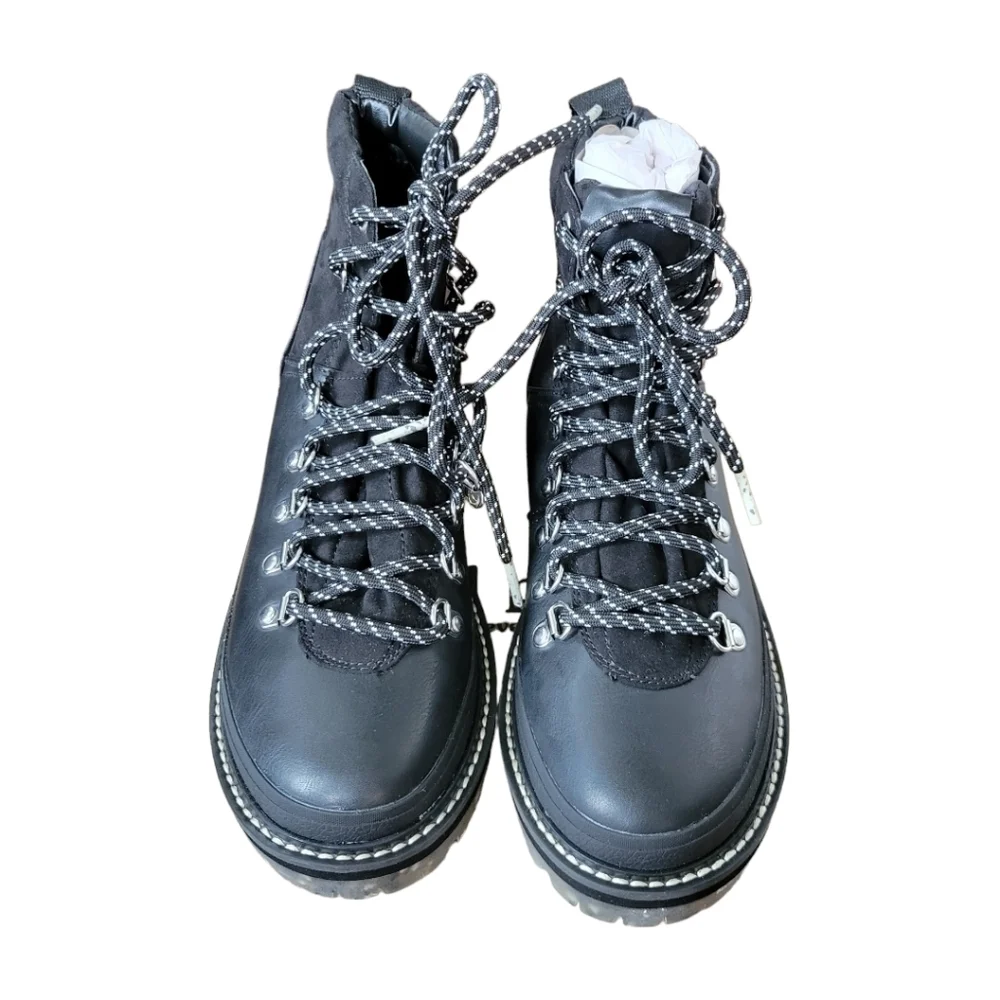 Steve Madden‎ Womens Bunii Faux Leather Combat & Lace-up Boots 7.5 - Picture 7 of 15